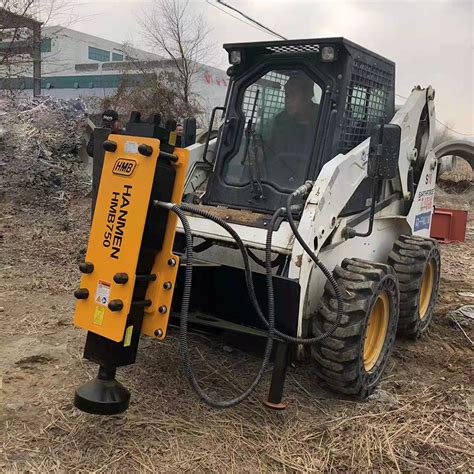 hydraulic post driver for a skid steer|hydraulic post driver for sale.